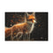 Quantum Fox Made of Particles (Edition II) — 24×16 Canvas Wall Art — Front Gallery-Wrapped Canvas View