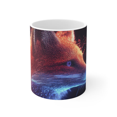 Quantum Fox Particle Design Mug