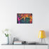 Quantum Maze Reflecting All Realities — Stretched Canvas Wall Art — Living Room Wall Lifestyle View