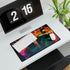 Quantum Maze Reflecting All Realities — XXL Gaming Desk Mat — Gaming & Workspace Desk Setup View