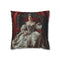 Queen Victoria Seated on Her Throne, — Double-Sided Cushion Cover — Front Double-Sided Cushion View