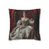 Queen Victoria Seated on Her Throne, — Double-Sided Cushion Cover — Front Double-Sided Cushion View