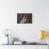 Queen Victoria Seated on Her Throne, — Stretched Canvas Wall Art — Living Room Wall Lifestyle View