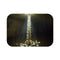 Radio Tower Made of Bones and Light — 61×43 Memory Foam Bath Mat — Top-Down Velvet Microfibre Artwork View