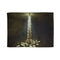 Radio Tower Made of Bones — Plush Fleece Throw Blanket — Full Flat Artwork View