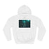 Rain Made of Binary Code — Heavyweight Graphic Hoodie — Brushed-Fleece Hood & Pouch Pocket Detail