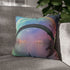 Rainbow Bridge Between Two Planets — Double-Sided Cushion Cover — Sofa & Armchair Living Room Lifestyle View