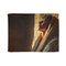 Ramses Ii in Full Pharaoh Regalia, — Plush Fleece Throw Blanket — Full Spread Plush Fleece Artwork View
