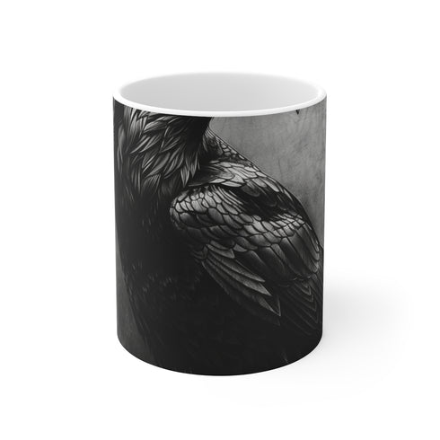"Raven's Dark Elegance Coffee Mug"