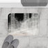 Ray City Road in Black Luxury Memory Foam Bath Mat - Bathroom Lifestyle View