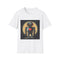 Retro Robot — Graphic Cotton T-Shirt — Front Graphic Print View