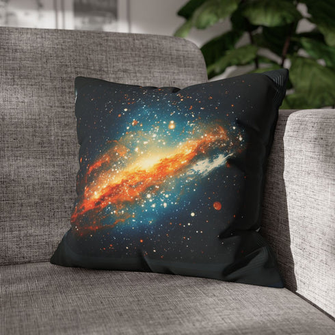 Retro Style Vhs Poster — Double-Sided Cushion Cover — Sofa & Armchair Living Room Lifestyle View