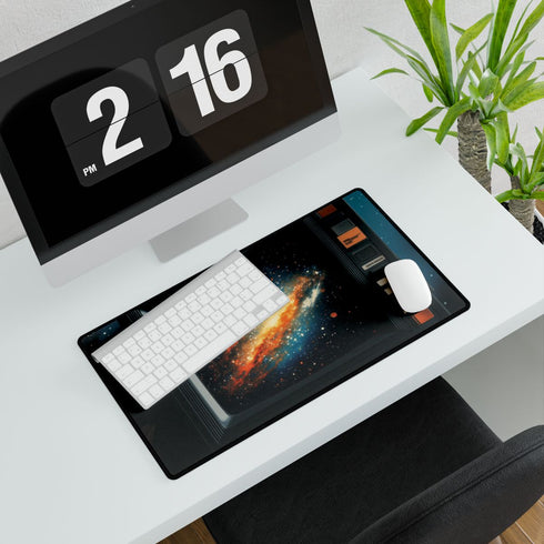 Retro Style Vhs Poster — XXL Gaming Desk Mat — Gaming & Workspace Desk Setup View