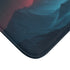 Retro Wave Mountains with Glowing Sun (Edition IV) — 61×43 Memory Foam Bath Mat — Cushioned Memory Foam & Microfibre Close-Up