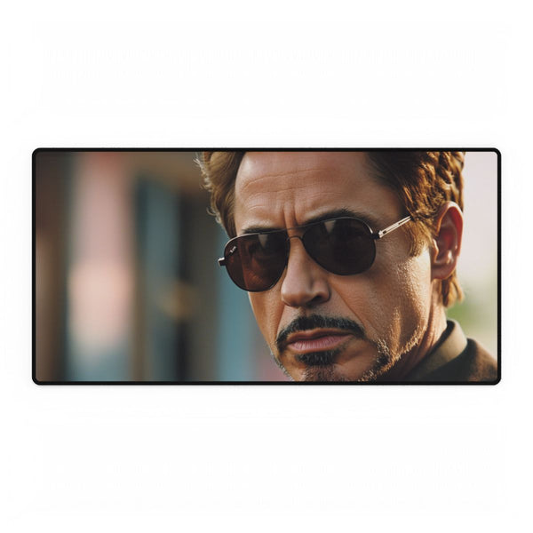Robert Downey Jr Sunglasses (Edition II) — XXL Gaming Desk Mat — Full Top-Down Artwork View