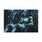 Robot Queen Sitting on Data Throne — Canvas Wall Art — Front Gallery-Wrapped Canvas View