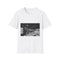 Robot Samurai on Lunar Battlefield — Graphic Cotton T-Shirt — Front Graphic Print View