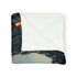 Robot Serpent Coiled Around Power Core Plush Fleece Throw Blanket