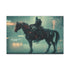 Robotic Centaur in Data Storm — Canvas Wall Art — Front Gallery-Wrapped Canvas View