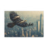 Robotic Eagle Soaring Above City — 24×16 Canvas Wall Art — Front Gallery-Wrapped Canvas View