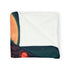 Robotic Wolf Howling at Circuit Moon Plush Fleece Throw Blanket