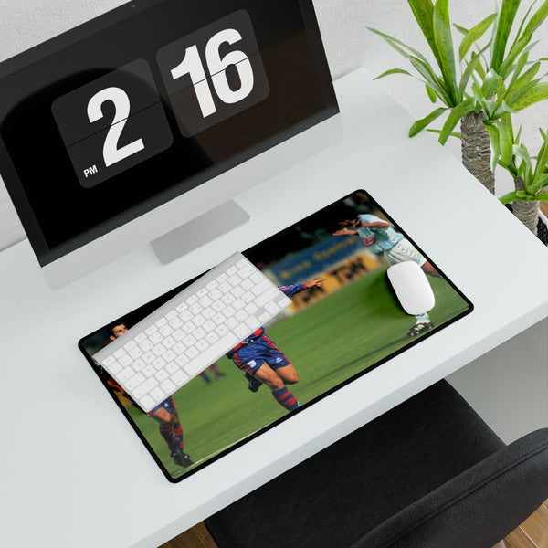Ronaldo Nazario Barcelona — XXL Gaming Desk Mat — Gaming & Workspace Desk Setup View