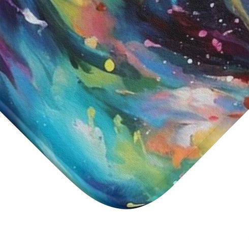 Running Horse — Non-Slip Bath Mat — Cushioned Memory Foam & Non-Slip Backing Detail
