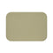 Minimalist Sage Green Botanical Leaf — Non-Slip Bath Mat — Top-Down Velvet Microfibre Artwork View