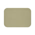Minimalist Sage Green Botanical Leaf — Non-Slip Bath Mat — Top-Down Velvet Microfibre Artwork View