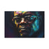 Samuel Jackson Watercolor Neon Colors — 24×16 Canvas Wall Art — Front Gallery-Wrapped Canvas View