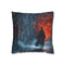 Samurai Walking Through Shattered Code — 40×40 Cushion Cover — Front 40×40 cm Square Cushion View