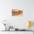 Sand Dune Wave Crashing in Glitch — Stretched Canvas Wall Art — Living Room Wall Lifestyle View