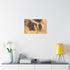 Sand Dunes Shaped Like Human Faces — Stretched Canvas Wall Art — Living Room Wall Lifestyle View