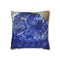 Sapphire Flames Licking Crystal Bones — Double-Sided Cushion Cover — Front Double-Sided Cushion View