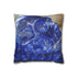 Sapphire Flames Licking Crystal Bones — Double-Sided Cushion Cover — Front Double-Sided Cushion View