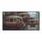 Sci Fi City with Floating Trains — XXL Gaming Desk Mat — Full Top-Down Artwork View