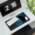 Shadow Gateway under Midnight Moon — XL & XXL Desk Mat — Gaming & Workspace Desk Setup View