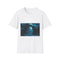Shadow Gateway Under Midnight Moon Graphic Unisex Softstyle T-Shirt - Front View
