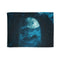 Shadow Gateway under Midnight Moon Plush Fleece Throw Blanket
