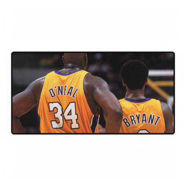 Shaq Kobe Lakers — XXL Gaming Desk Mat — Full Top-Down Artwork View