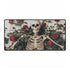 Skeleton in Roses and Vines — XXL Gaming Desk Mat — Full Top-Down Artwork View
