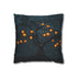 Skeleton Tree Bearing Glowing Fruit — Double-Sided Cushion Cover — Front Double-Sided Cushion View