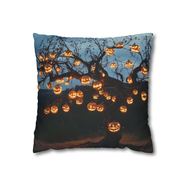 Skeleton Tree Bearing Glowing Fruit (Edition II) — Double-Sided Cushion Cover — Front Double-Sided Cushion View