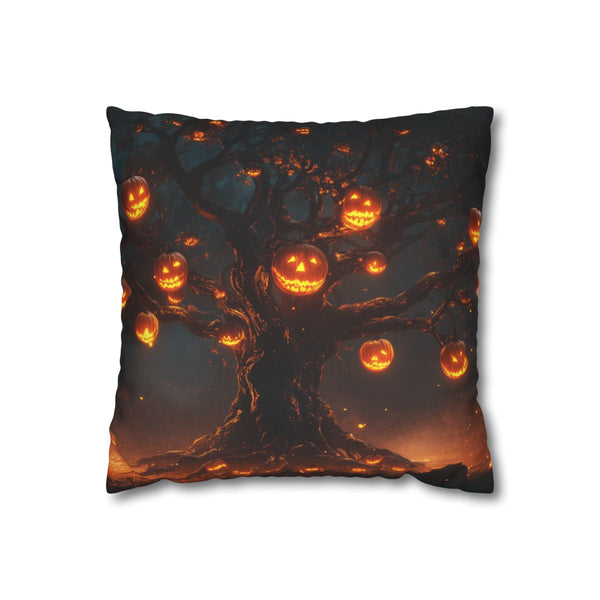 Skeleton Tree Bearing Glowing Fruit (Edition III) — Double-Sided Cushion Cover — Front Double-Sided Cushion View