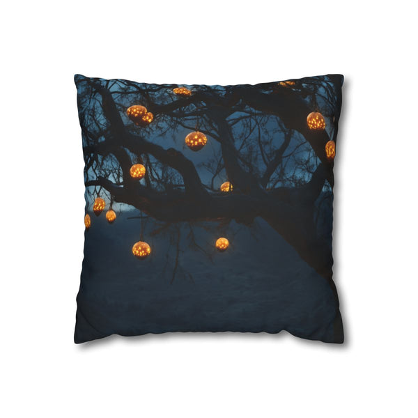Skeleton Tree Bearing Glowing Fruit (Edition IV) — Double-Sided Cushion Cover — Front Double-Sided Cushion View