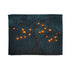 Skeleton Tree Bearing Glowing Fruit — Plush Fleece Throw Blanket — Full Spread Plush Fleece Artwork View