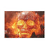 Skull Mountain Erupting Crystal Lava — 24×16 Canvas Wall Art — Front Gallery-Wrapped Canvas View