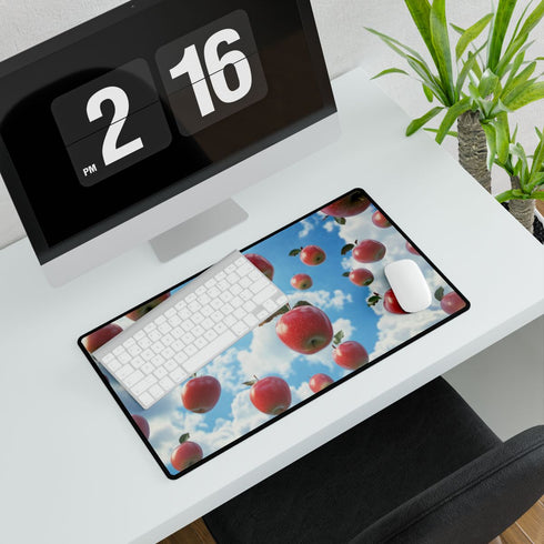 Sky Orchard with Floating Apples — XXL Gaming Desk Mat — Gaming & Workspace Desk Setup View