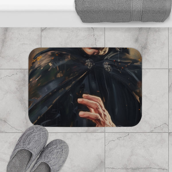 Snape Painting (Edition II) — Memory Foam Bath Mat — Modern Bathroom Floor Lifestyle View