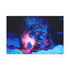 Snow Leopard with Glowing Fur — Canvas Wall Art — Front Gallery-Wrapped Canvas View